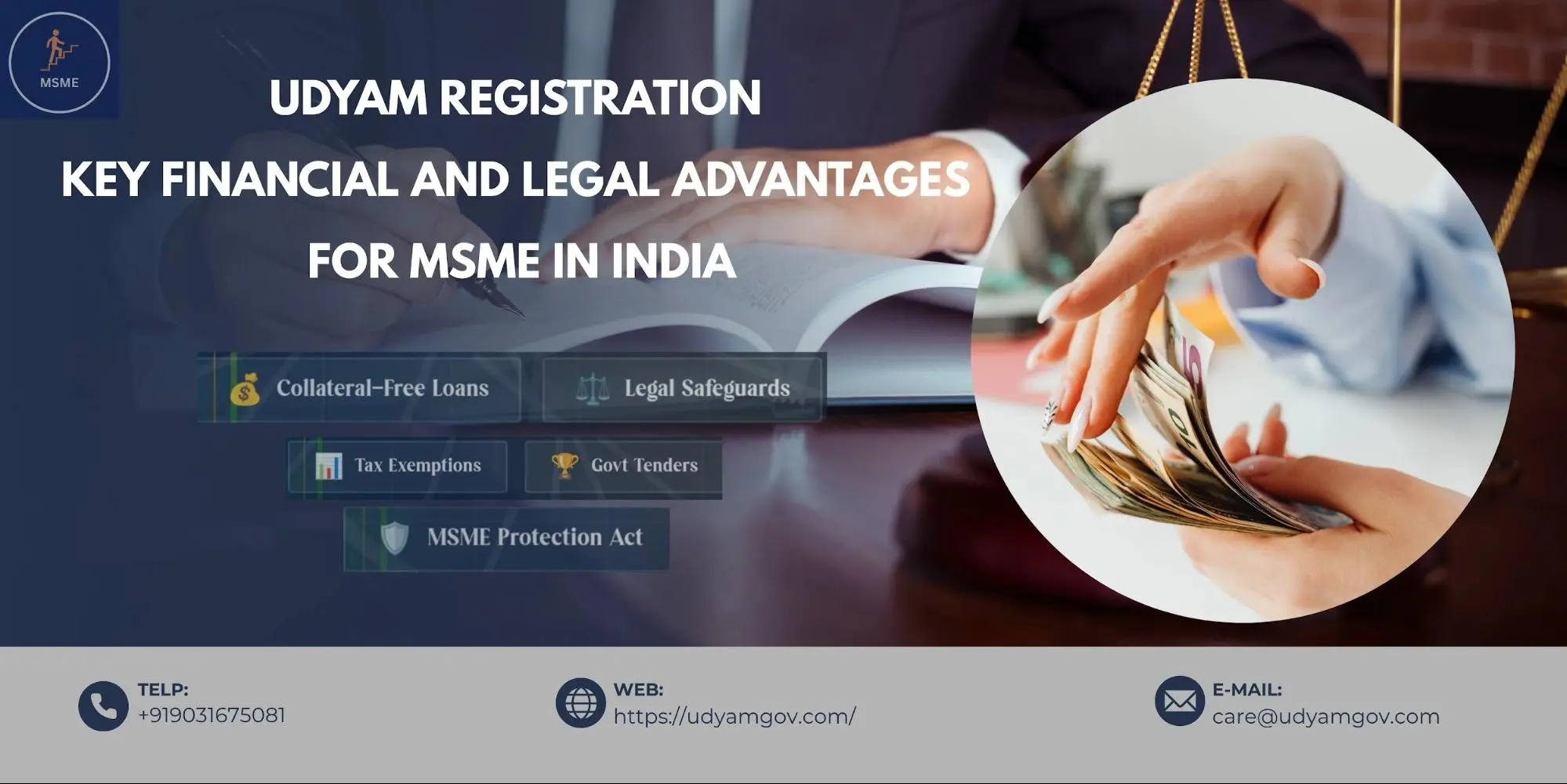 Udyam Registration is Key Financial and Legal Advantages for MSMEs in India